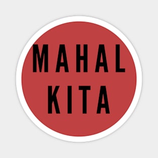 Filipino mahal kita Tagalog word Magnet